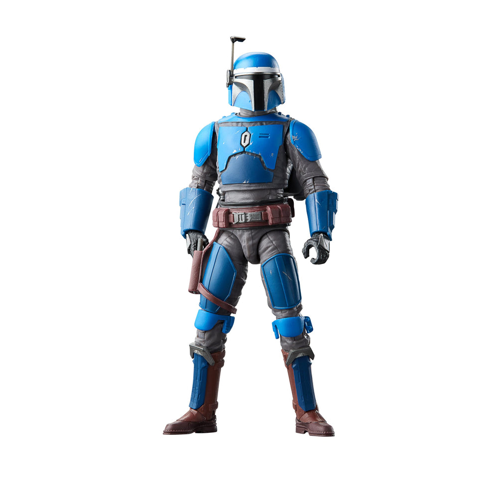 Star Wars The Black Series Mandalorian Corsair figure front view for display