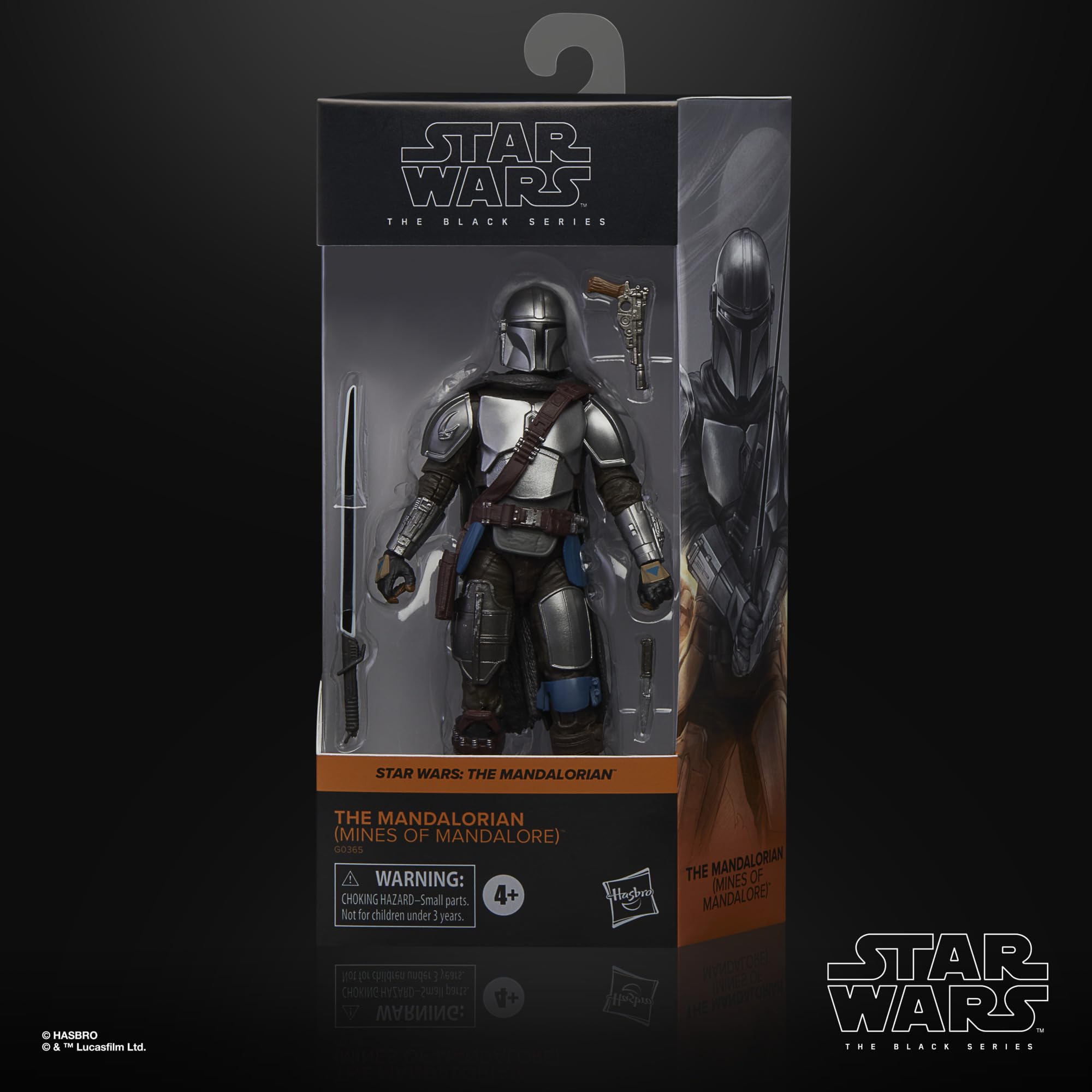 STAR WARS The Black Series Mandalorian figure accessories including knife and blaster