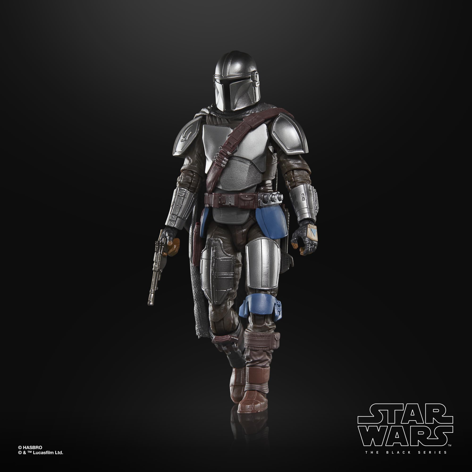 STAR WARS The Black Series Mandalorian figure articulated for dynamic poses