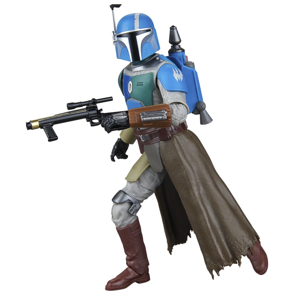 STAR WARS The Black Series Mandalorian Shriek-Hawk figure display-ready on shelf.