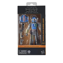 STAR WARS The Black Series Mandalorian Shriek-Hawk figure side profile highlighting silhouette.