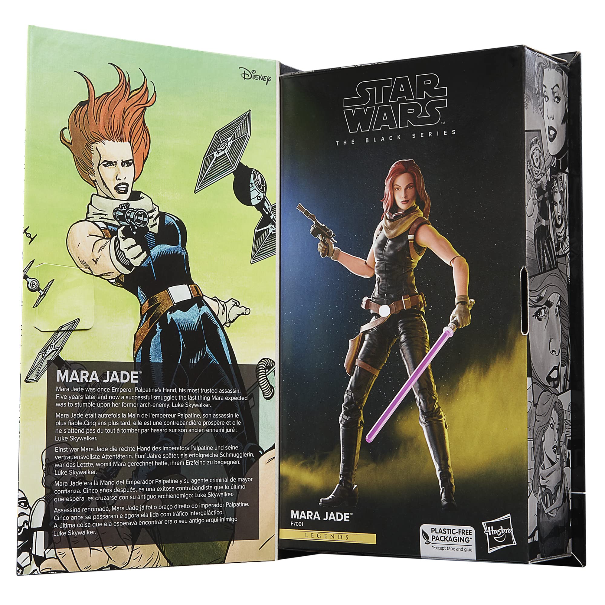 The Black Series Mara Jade packaging detail for collectors shelves.