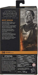 STAR WARS The Black Series Moff Gideon costume texture adds realism for fans.