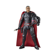 STAR WARS The Black Series Moff Gideon figure in Dark Trooper Armor for dynamic display.