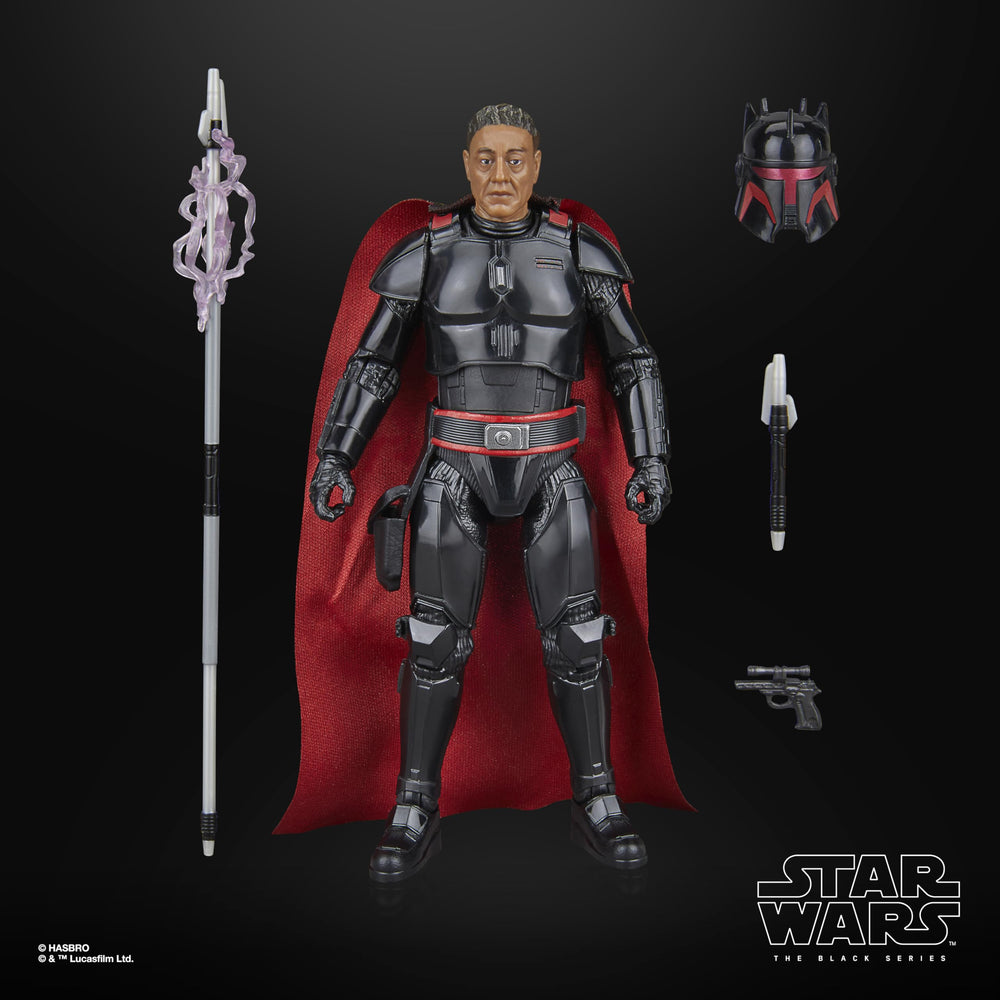 Beskar-inspired armor detail highlights upgraded look on Moff Gideon.
