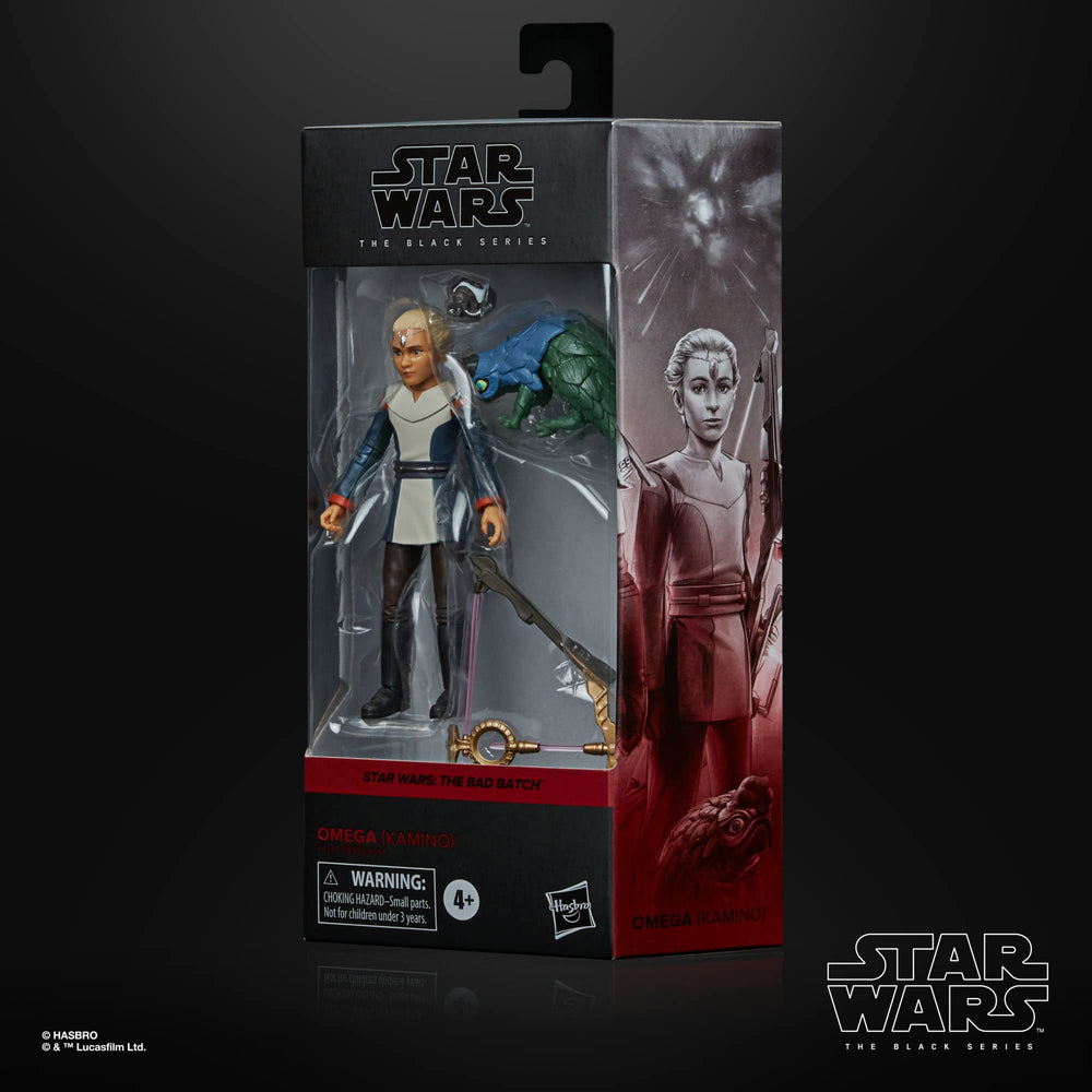 STAR WARS The Black Series Omega Kamino figure, inspired by The Bad Batch for immersive play.