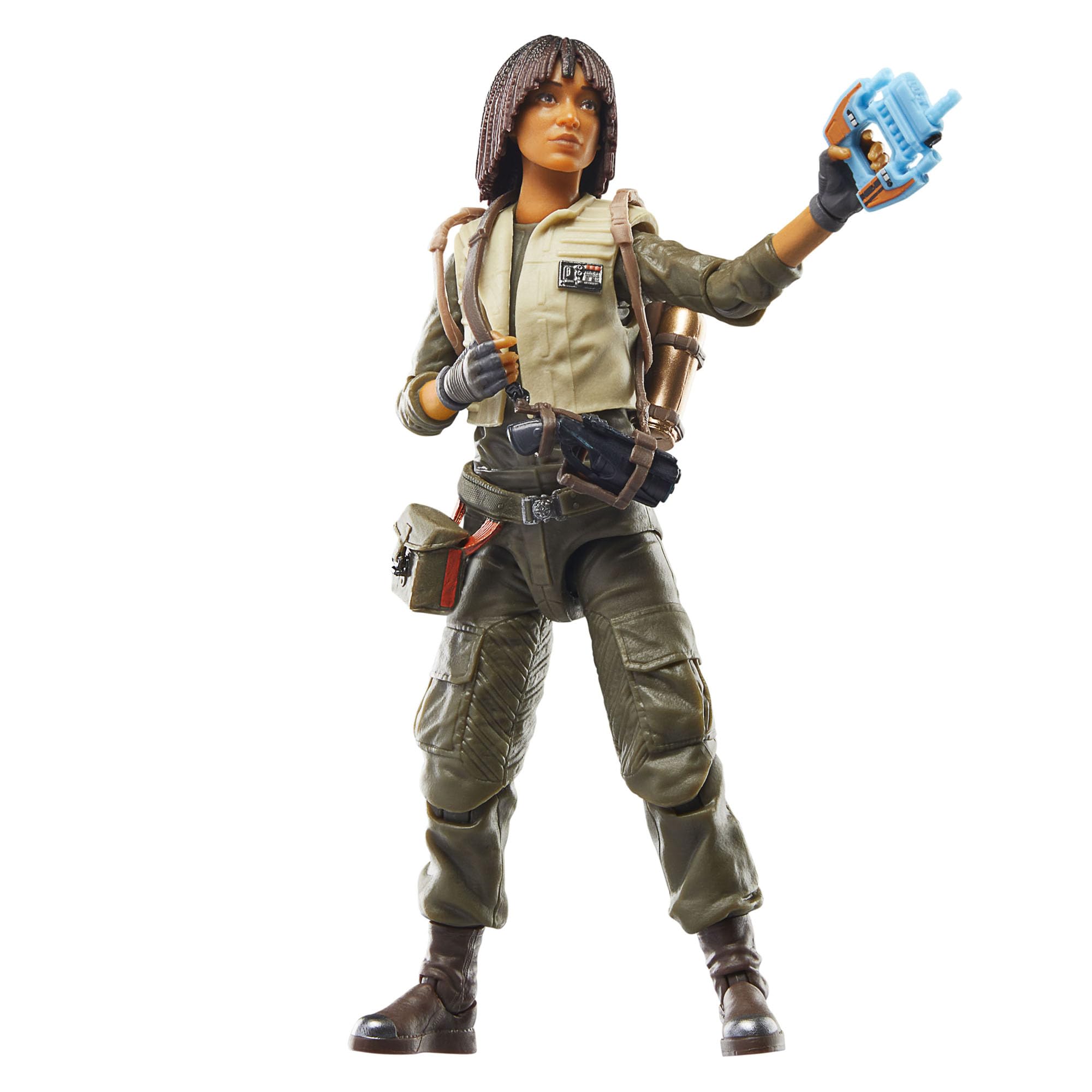 STAR WARS The Black Series Osha Aniseya figure front view showcases detailed costume and display-ready presence.