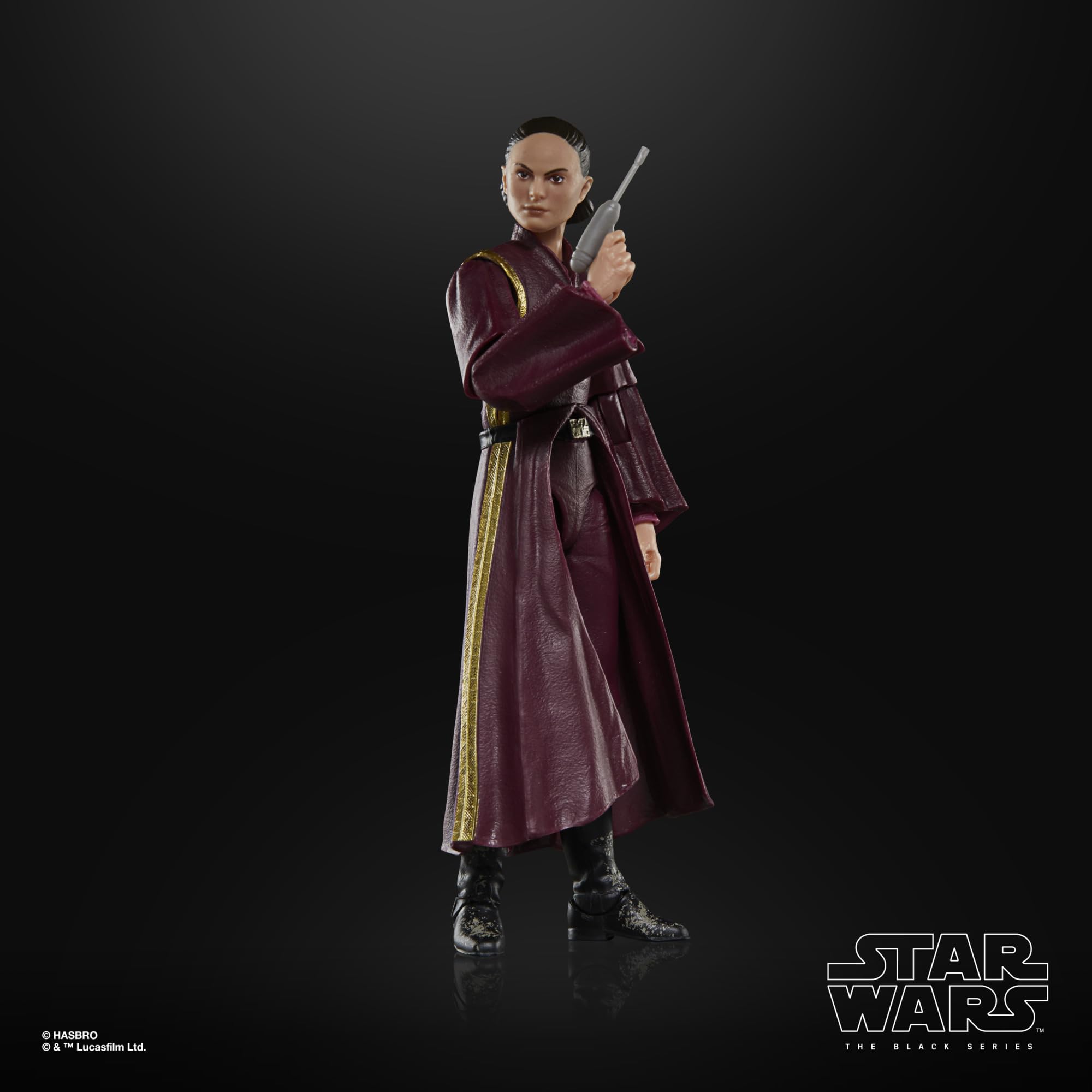 Collection-ready display of STAR WARS The Black Series Padmé Amidala