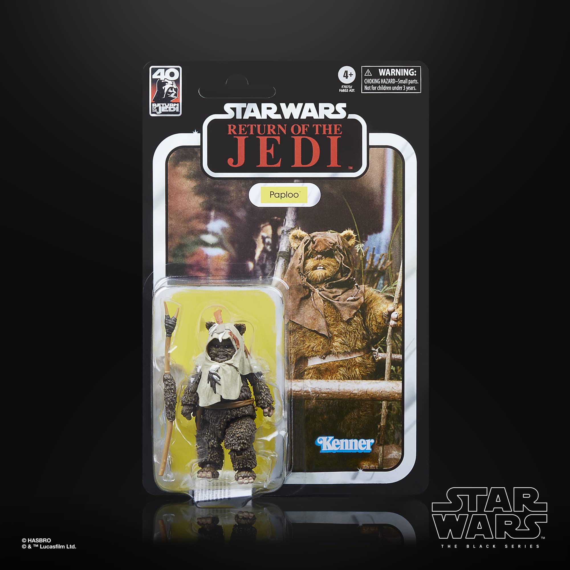 STAR WARS The Black Series Paploo figure articulation detail for dynamic posing.