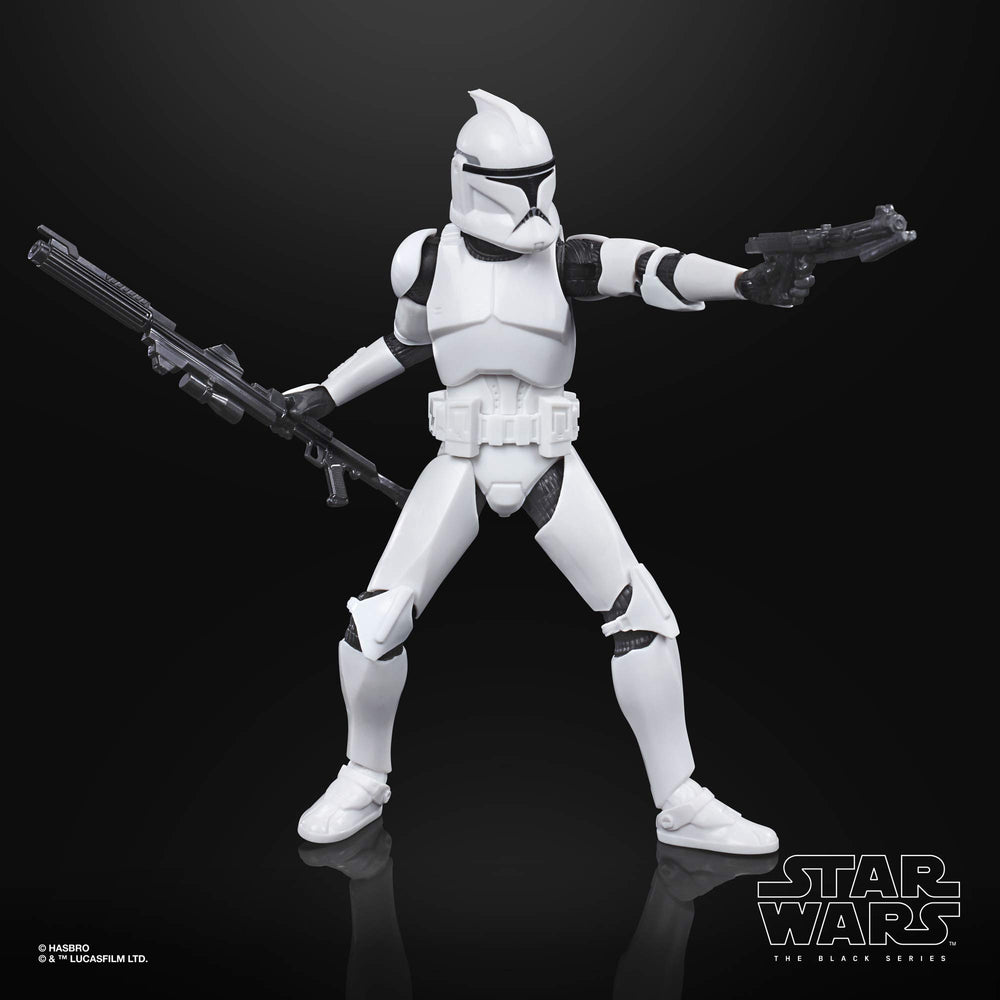 STAR WARS The Black Series Phase I Clone Trooper articulation points enable versatile posing