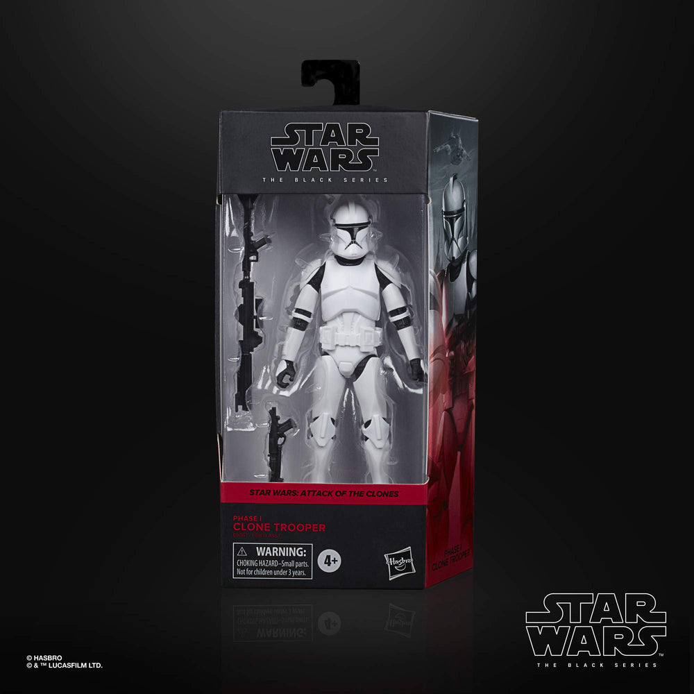 STAR WARS The Black Series Phase I Clone Trooper packaging design highlights collector appeal