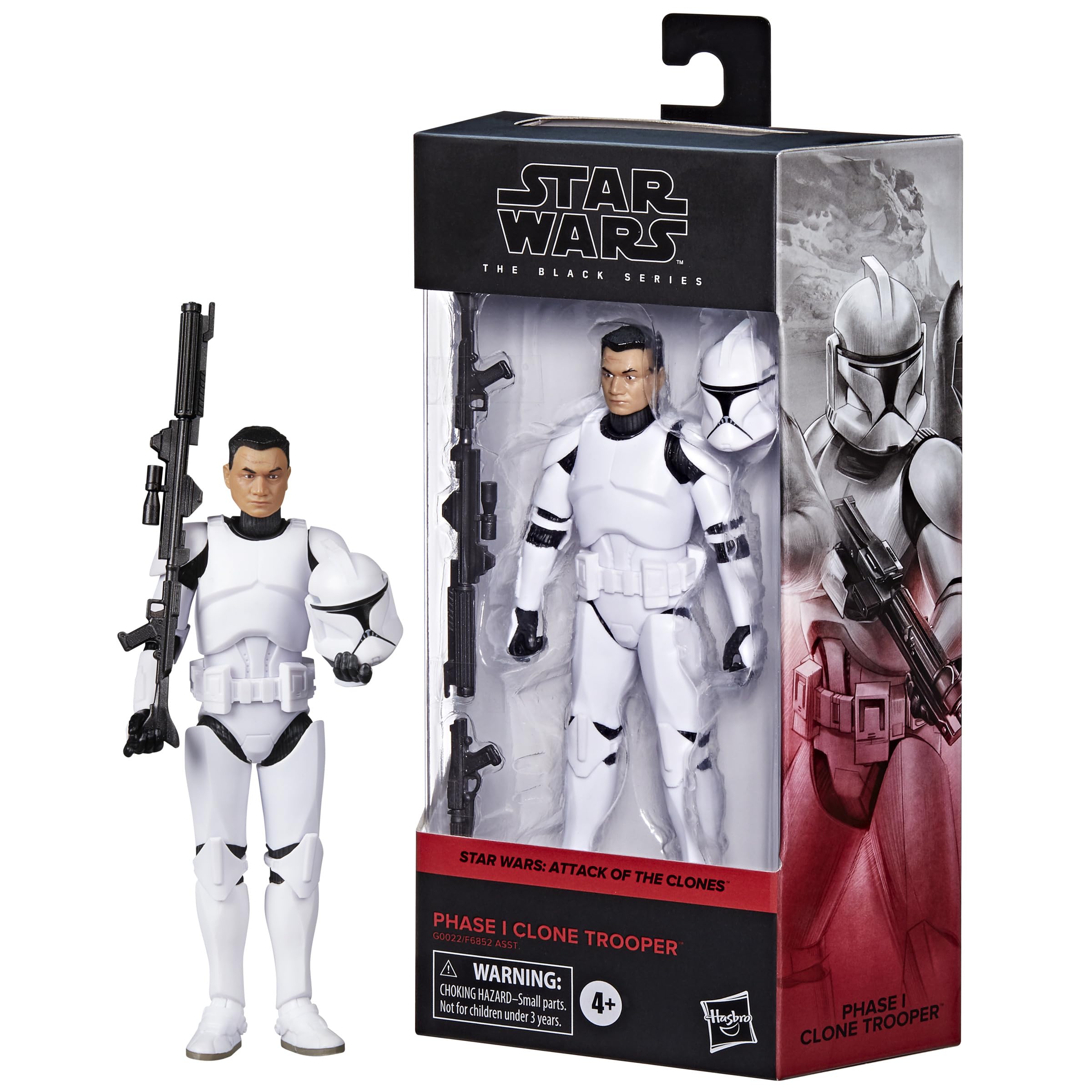 STAR WARS The Black Series Phase I Clone Trooper packaging-ready figure for gifting