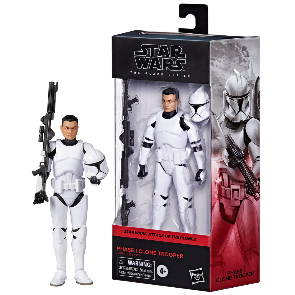 STAR WARS The Black Series Phase I Clone Trooper packaging-ready figure for gifting