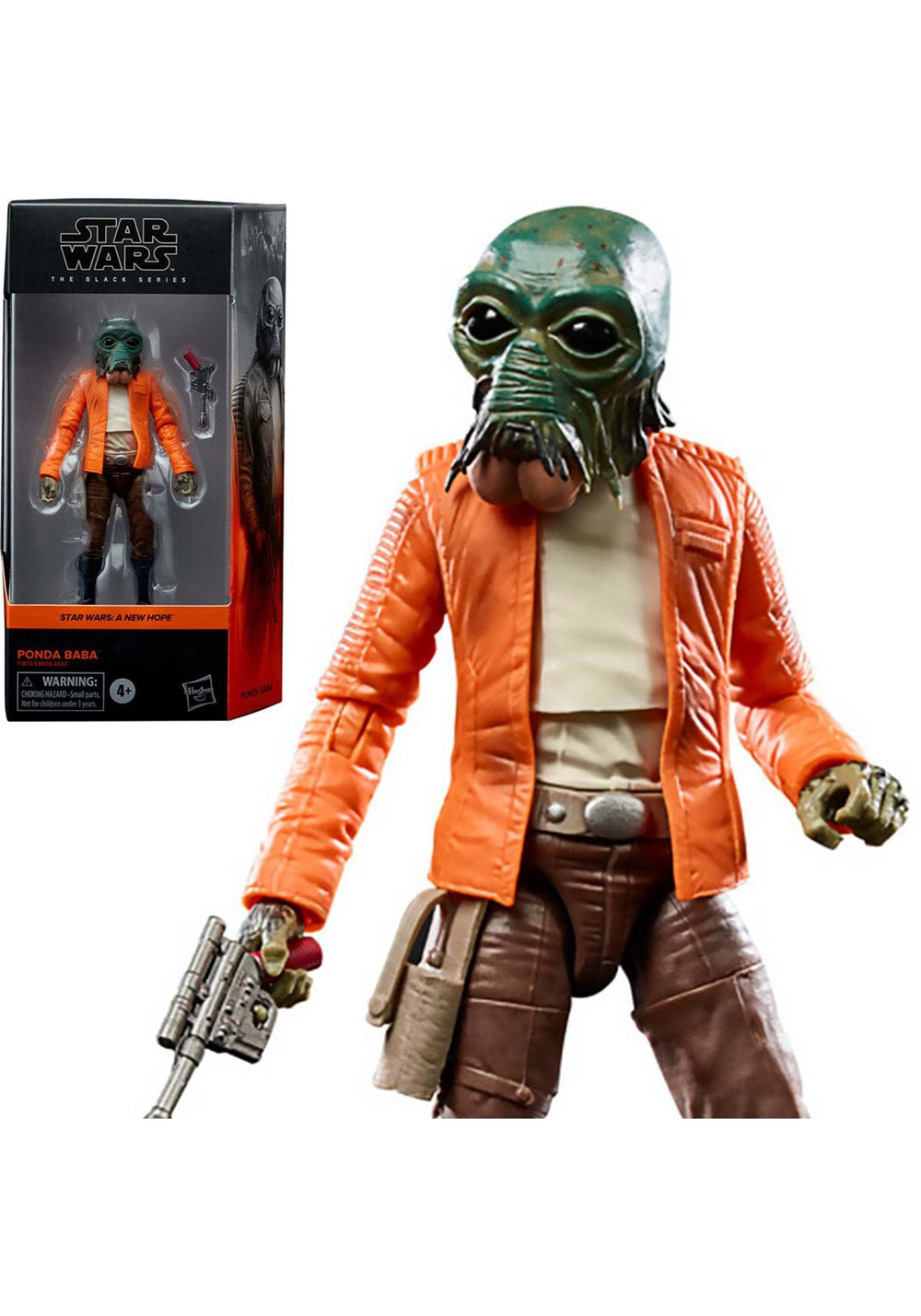 STAR WARS The Black Series Ponda Baba 6-inch figure front view for display