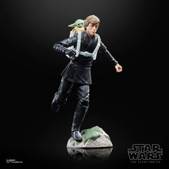 STAR WARS The Black Series premium deco on Luke Skywalker and Grogu