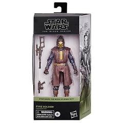 STAR WARS The Black Series Pyke Soldier articulation close-up showcasing poseability.