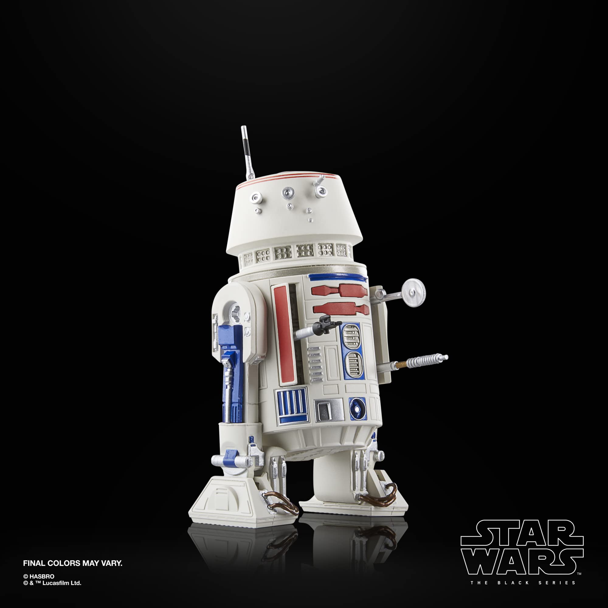 Six-inch R5-D4 figure with head and limb poseability for versatile scenes.