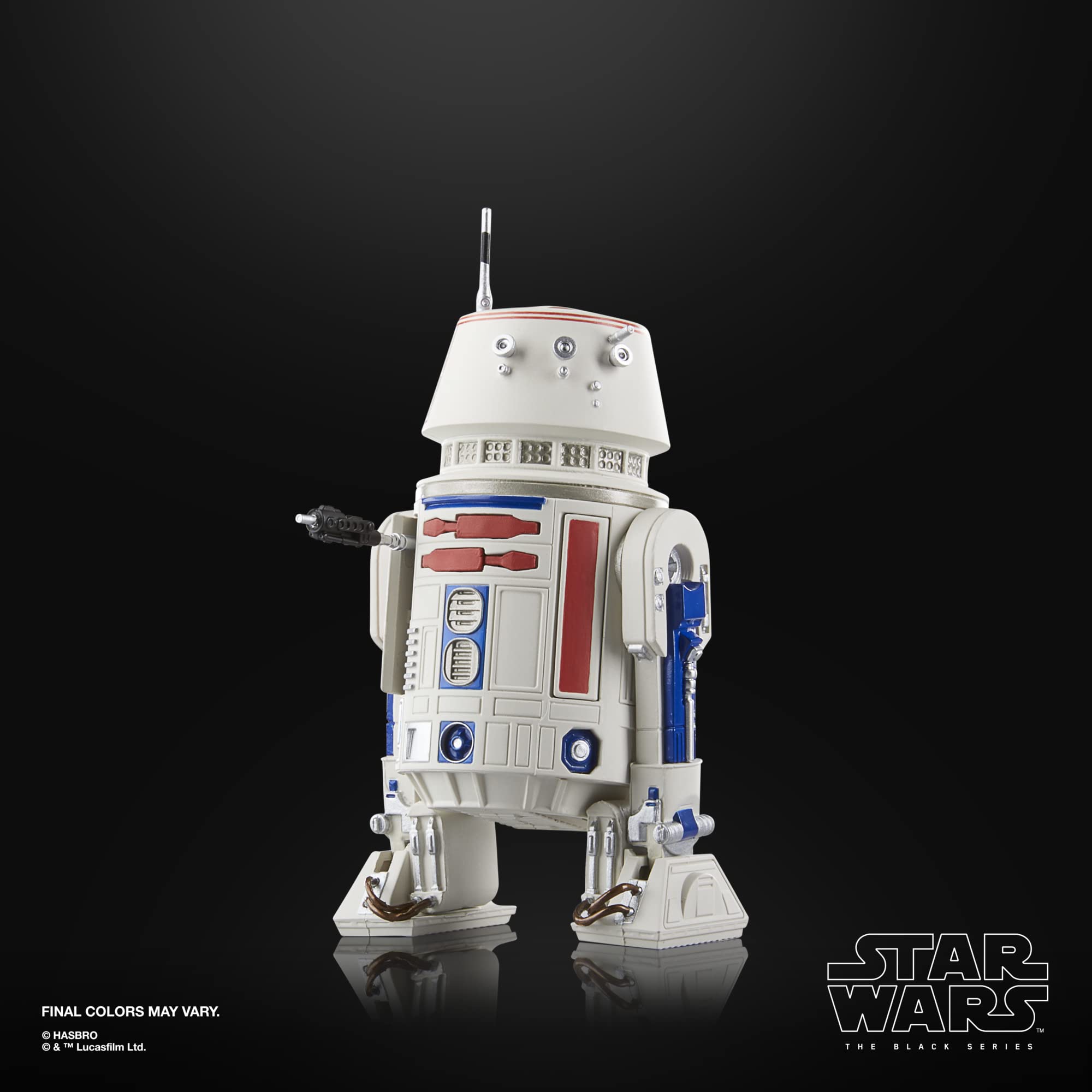 Antenna accessory included for faithful display of R5-D4.
