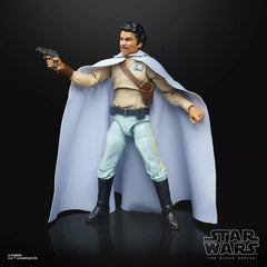 STAR WARS The Black Series General Lando Calrissian figure high-quality articulation for dynamic poses.
