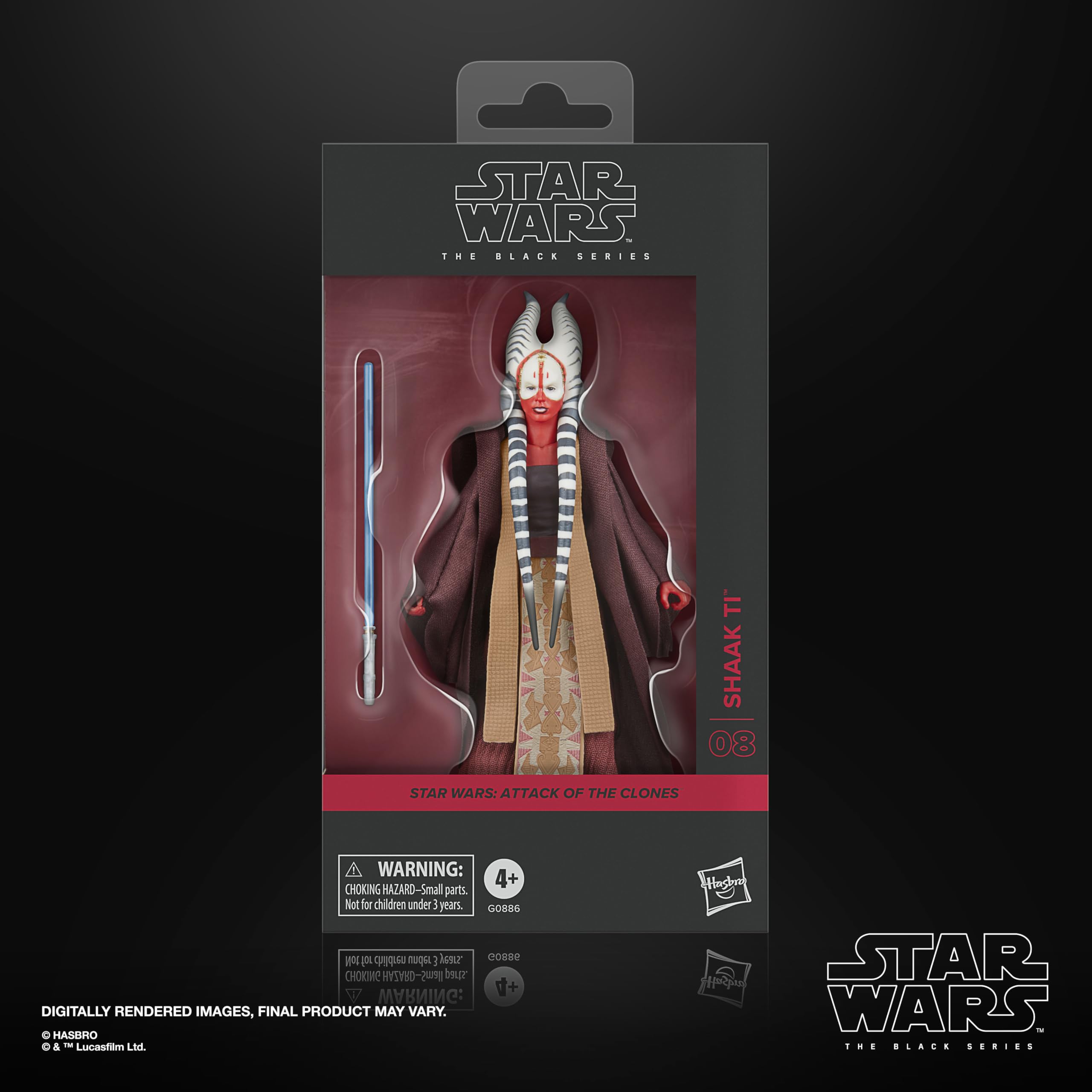 Shaak Ti lightsaber accessory included for action scenes