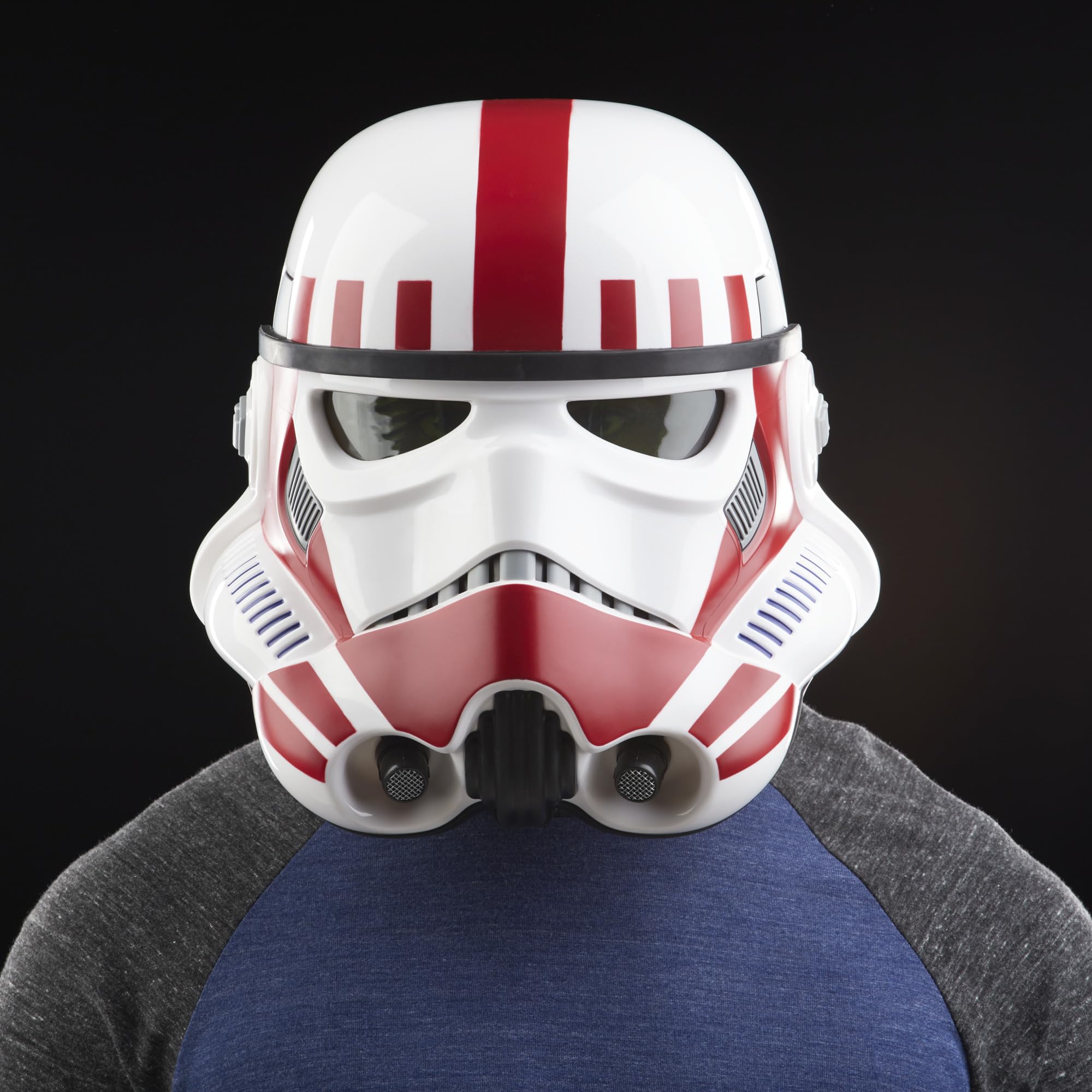 STAR WARS The Black Series Shock Trooper Helmet, cosplay-ready, comfortable fit for extended wear.