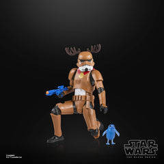 STAR WARS The Black Series Stormtrooper holiday edition articulation points for dynamic poses.