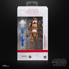 STAR WARS The Black Series Stormtrooper holiday edition with reindeer deco for festive display.