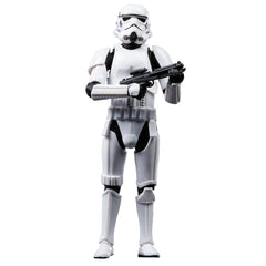 STAR WARS The Black Series Stormtrooper ROTJ figure in anniversary packaging for display and gifting.