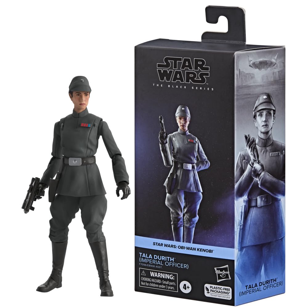 STAR WARS The Black Series Tala Imperial Officer figure with premium deco for display
