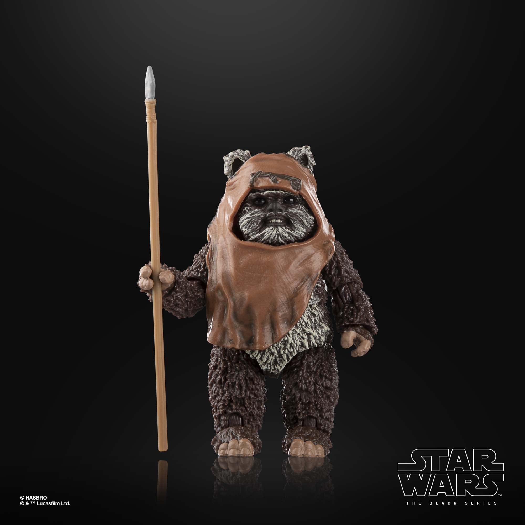 STAR WARS The Black Series Wicket W. Warrick club accessories enhance imaginative battles.