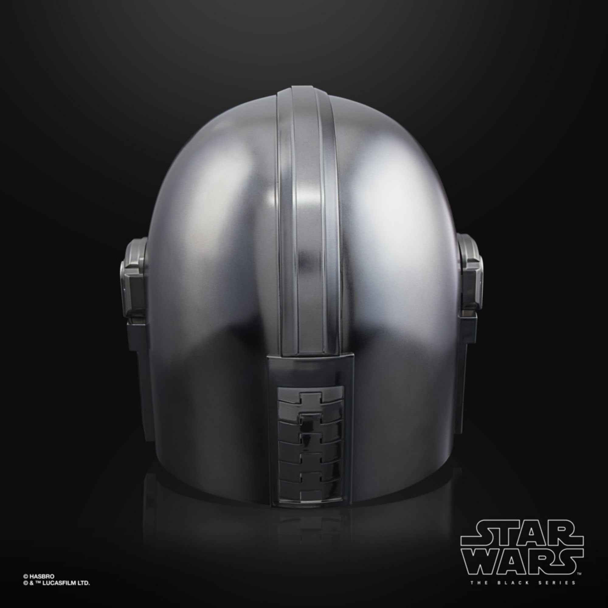 STAR WARS The Mandalorian helmet features dual red interior lights for dramatic accents