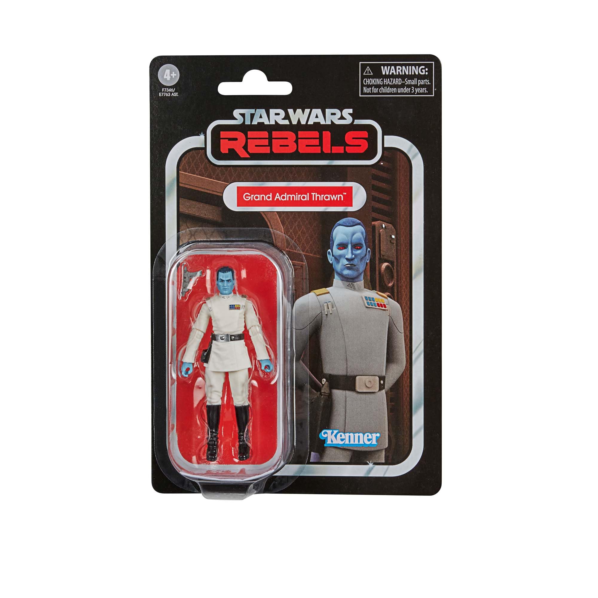 STAR WARS Thrawn figure with blaster accessory for action-ready play.