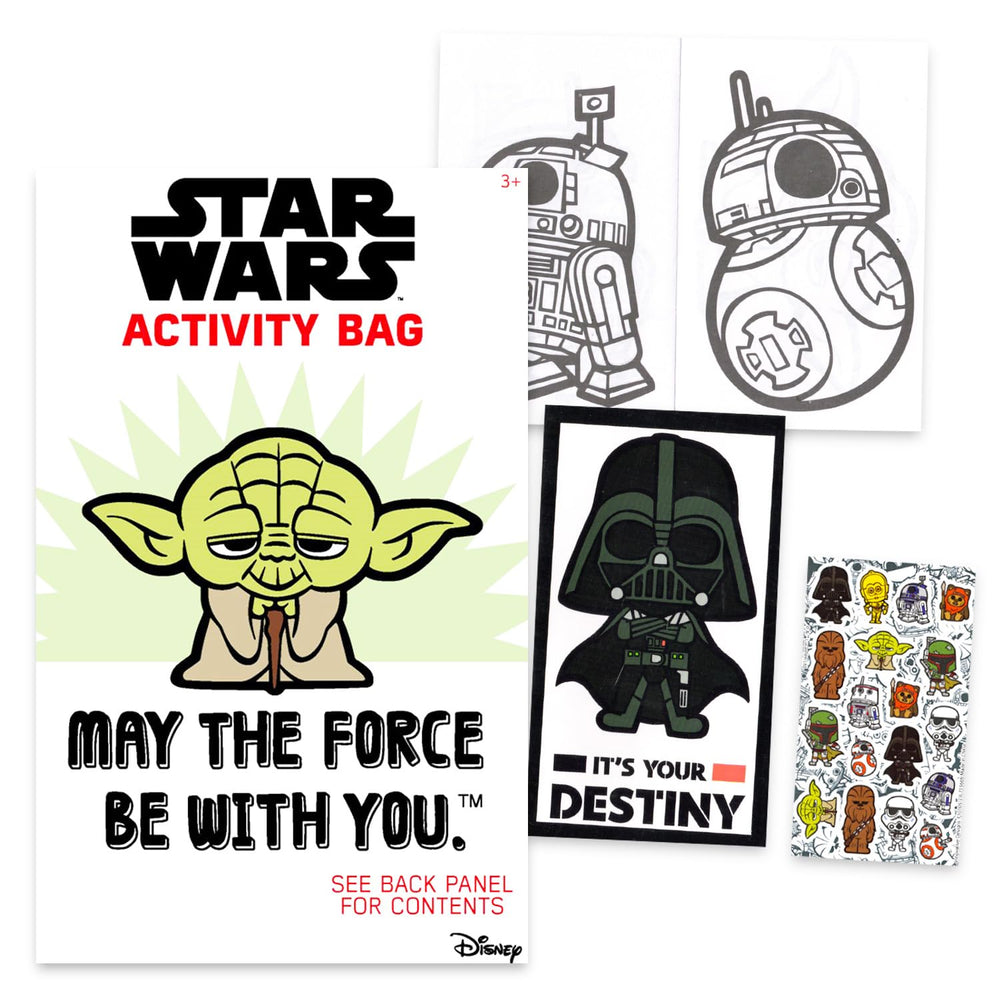 Star Wars valentines stickers included, ideal for quick, ready-to-go goodie bags.