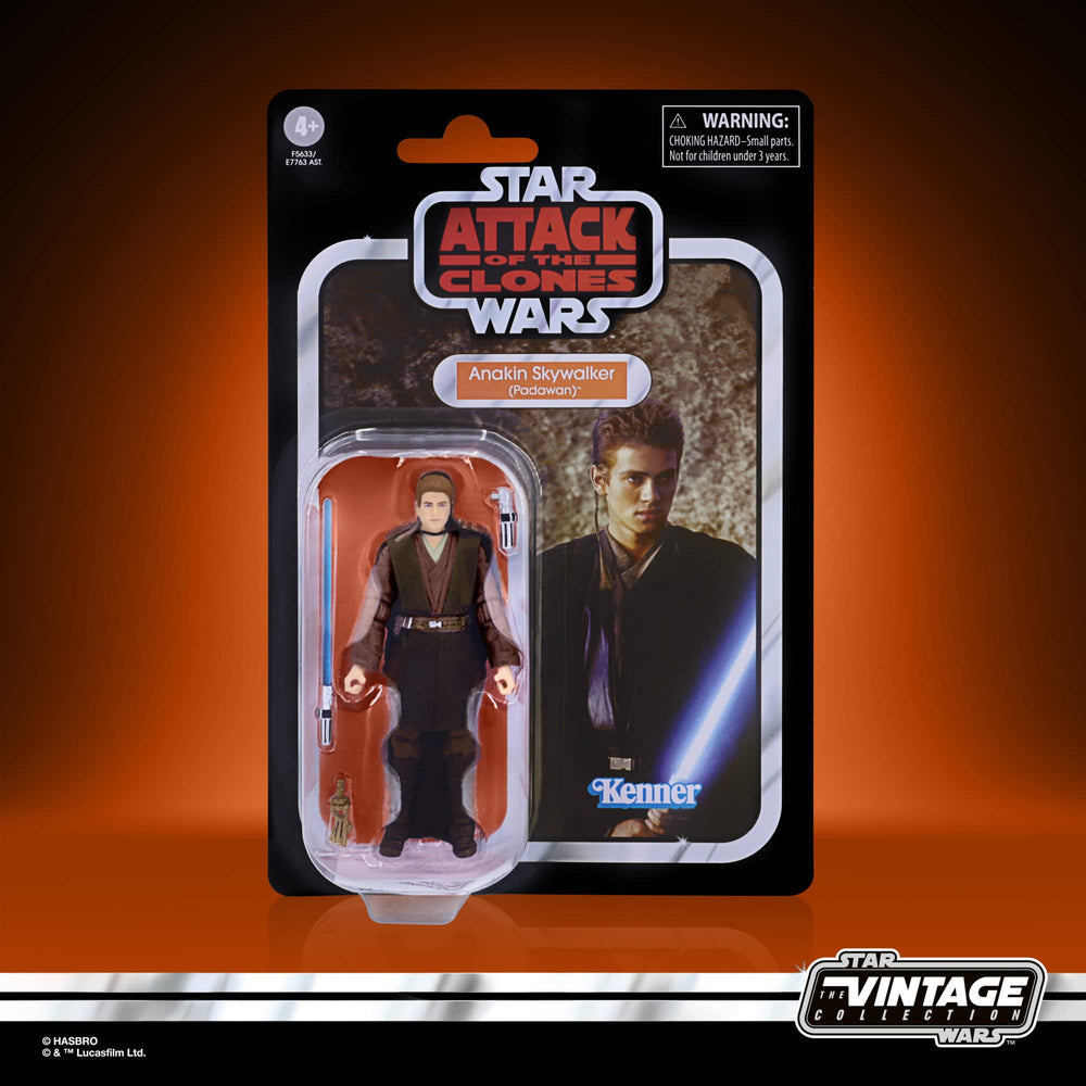 STAR WARS Anakin Skywalker Padawan figure in a pose-ready stance for dynamic display.