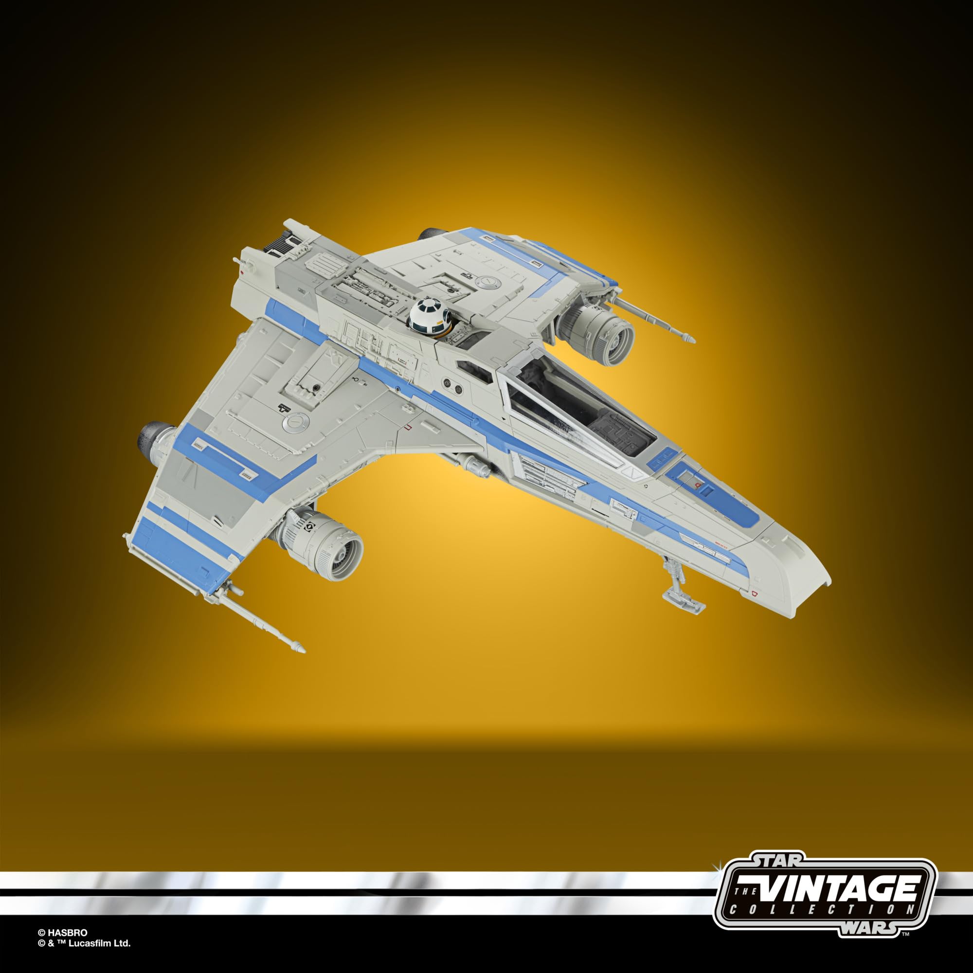 STAR WARS Ahsoka 3.75-inch figure pairs with the vehicle for display.