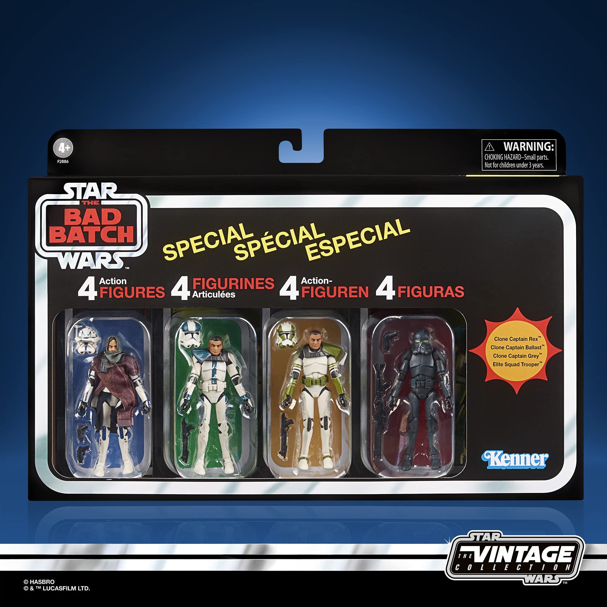 STAR WARS Bad Batch figures with detailed sculpting for impressive shelf display