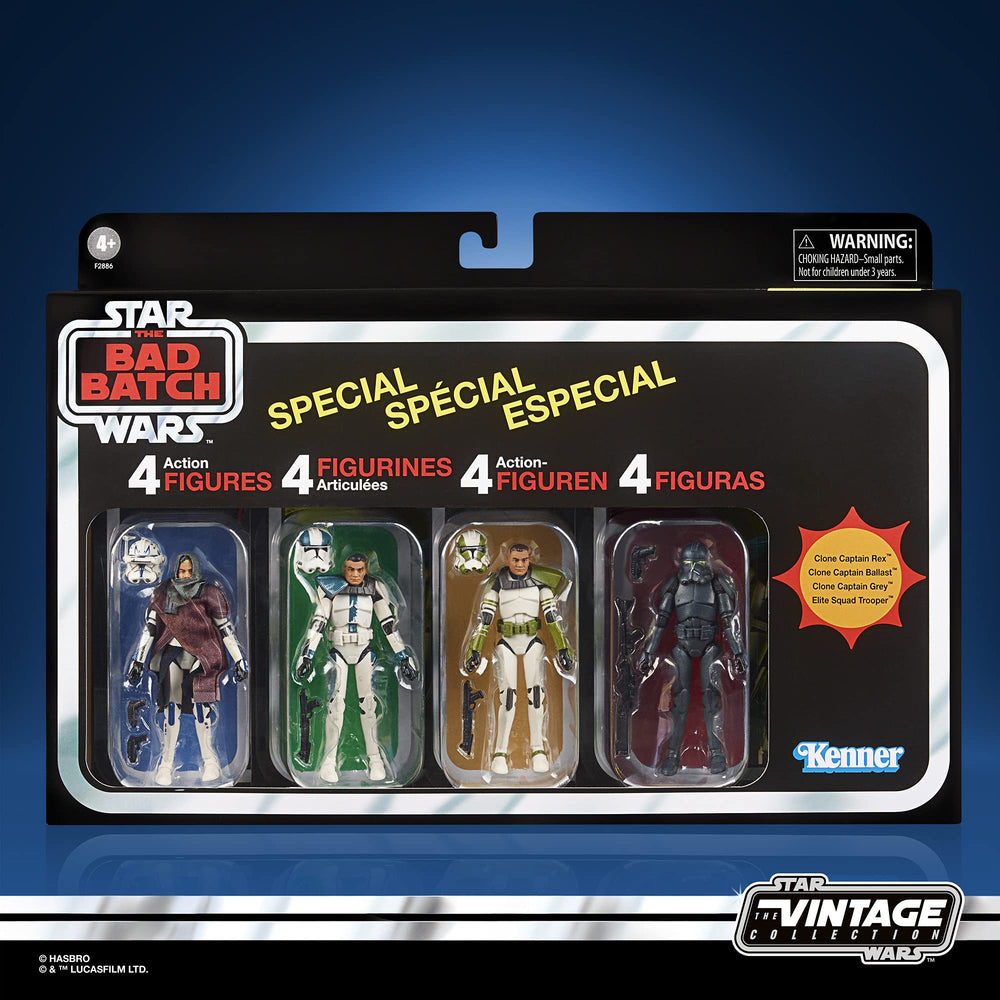 STAR WARS Bad Batch figures with detailed sculpting for impressive shelf display