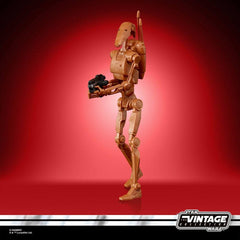 Star Wars The Vintage Collection Battle Droid display-ready figure for diorama setups.