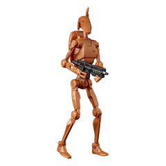Star Wars The Vintage Collection Battle Droid front view for display-ready details.