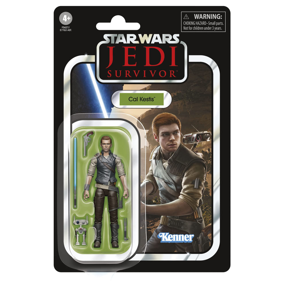 STAR WARS Cal Kestis with BD-1 droid accessory for enhanced posing