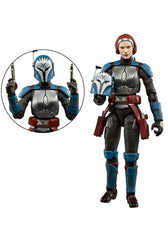 Bo-Katan Kryze action figure from The Vintage Collection, front view for display