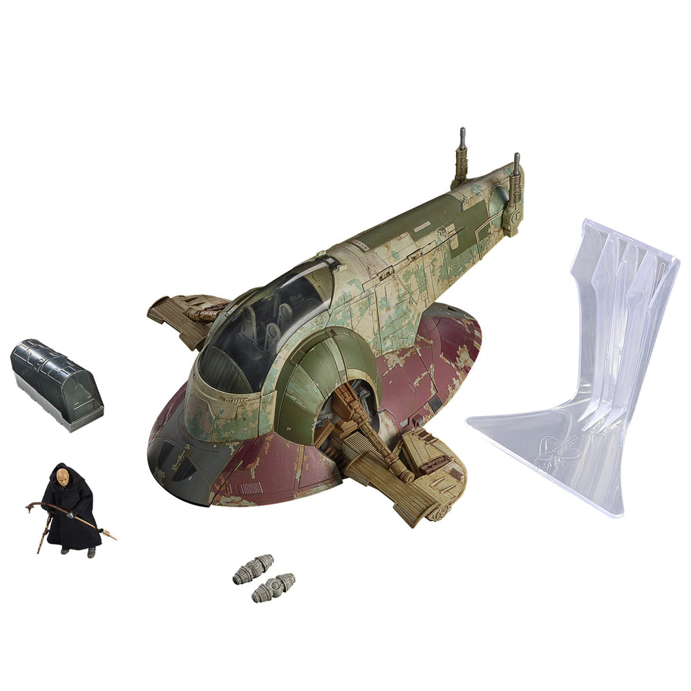 STAR WARS The Vintage Collection Boba Fett starship packaging echoing classic line design