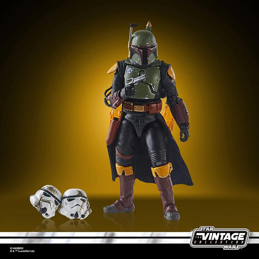 STAR WARS Boba Fett Tatooine deluxe figure artwork enhances shelf presence and authenticity.