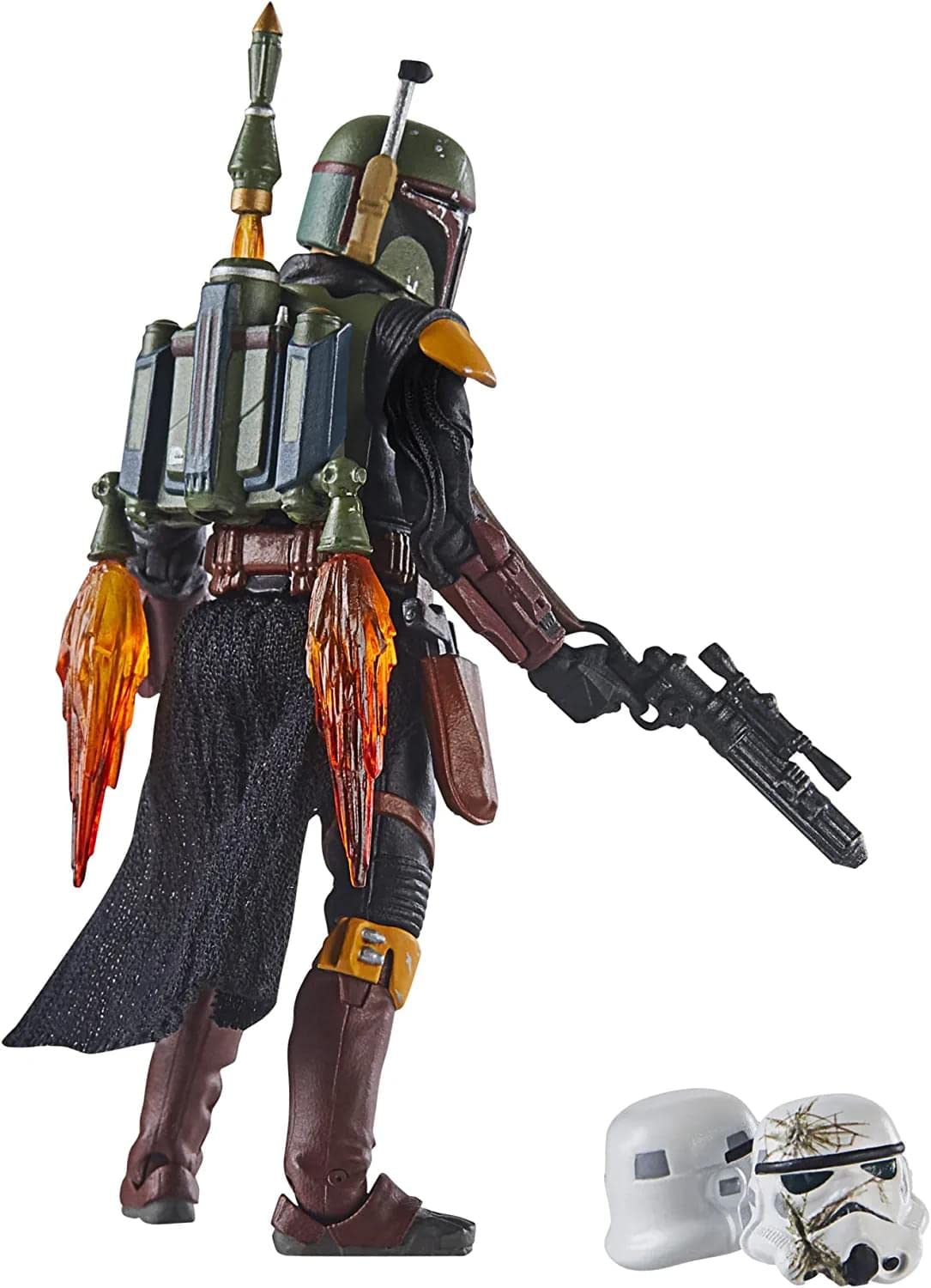 STAR WARS Boba Fett Tatooine deluxe figure blast effects add dramatic display accents.