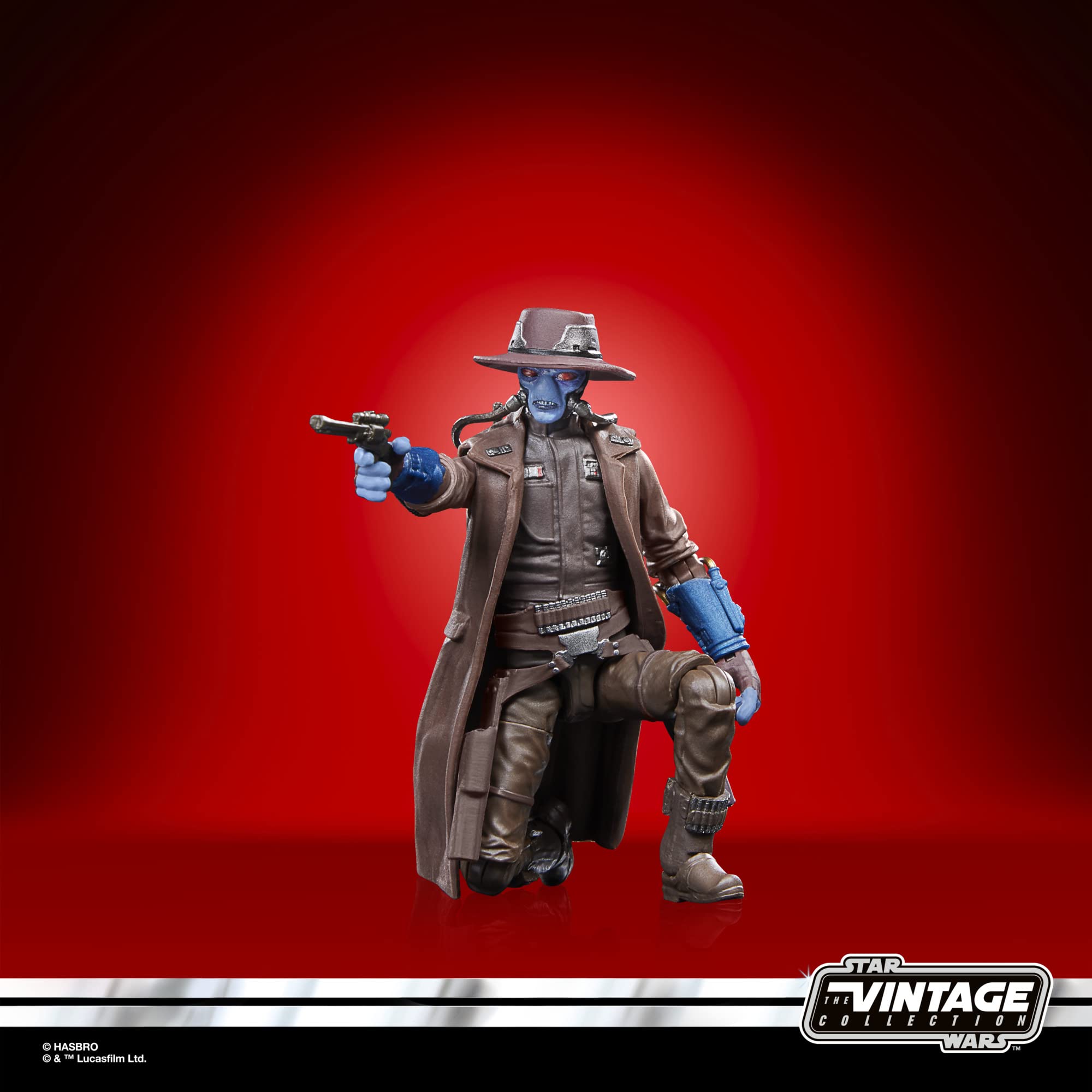 STAR WARS Cad Bane figure with two blasters and iconic hat