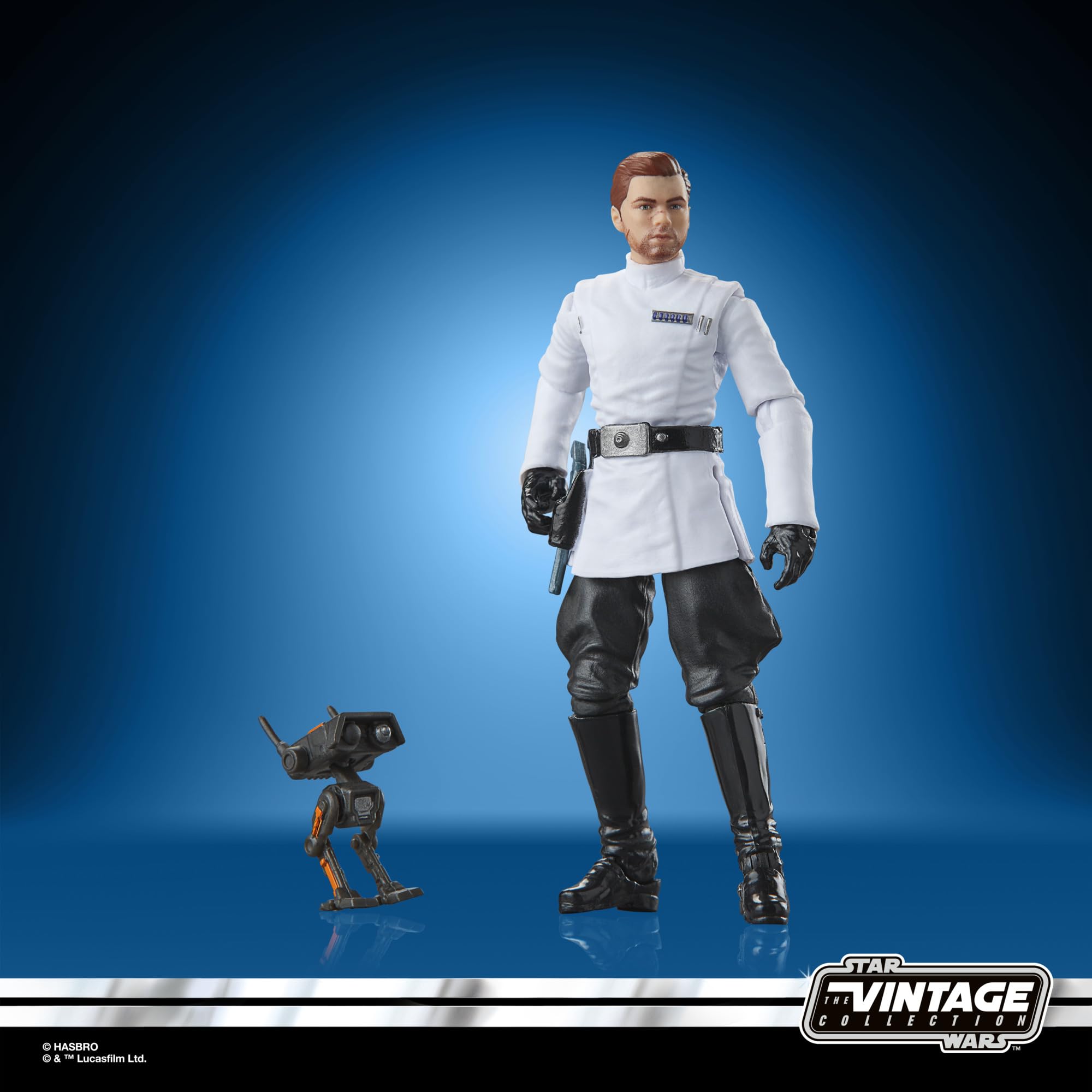 STAR WARS figure packaging with Kenner-inspired cardback for nostalgic display.