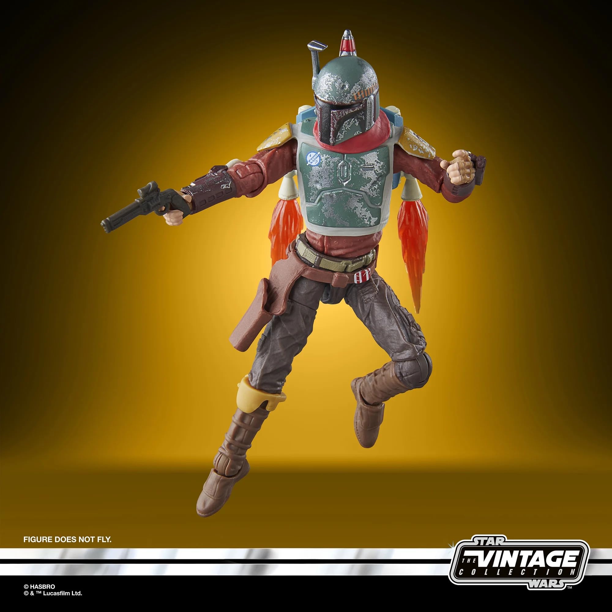 Jetpack accessory included for dynamic pose options