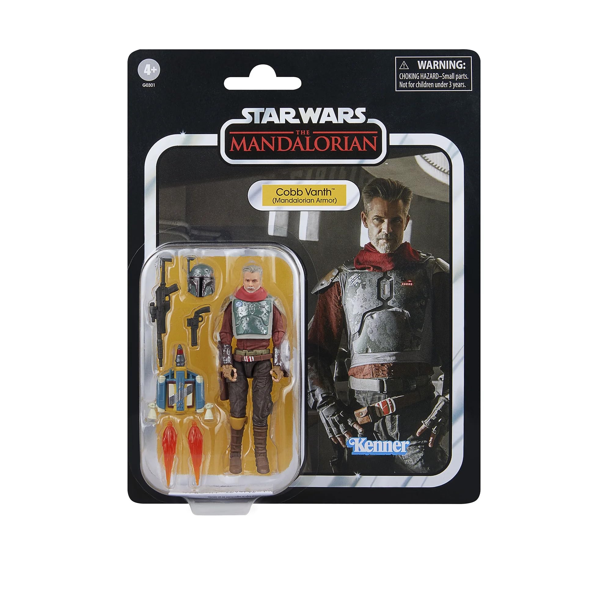 STAR WARS Cobb Vanth in Mandalorian armor, ideal for display and collection