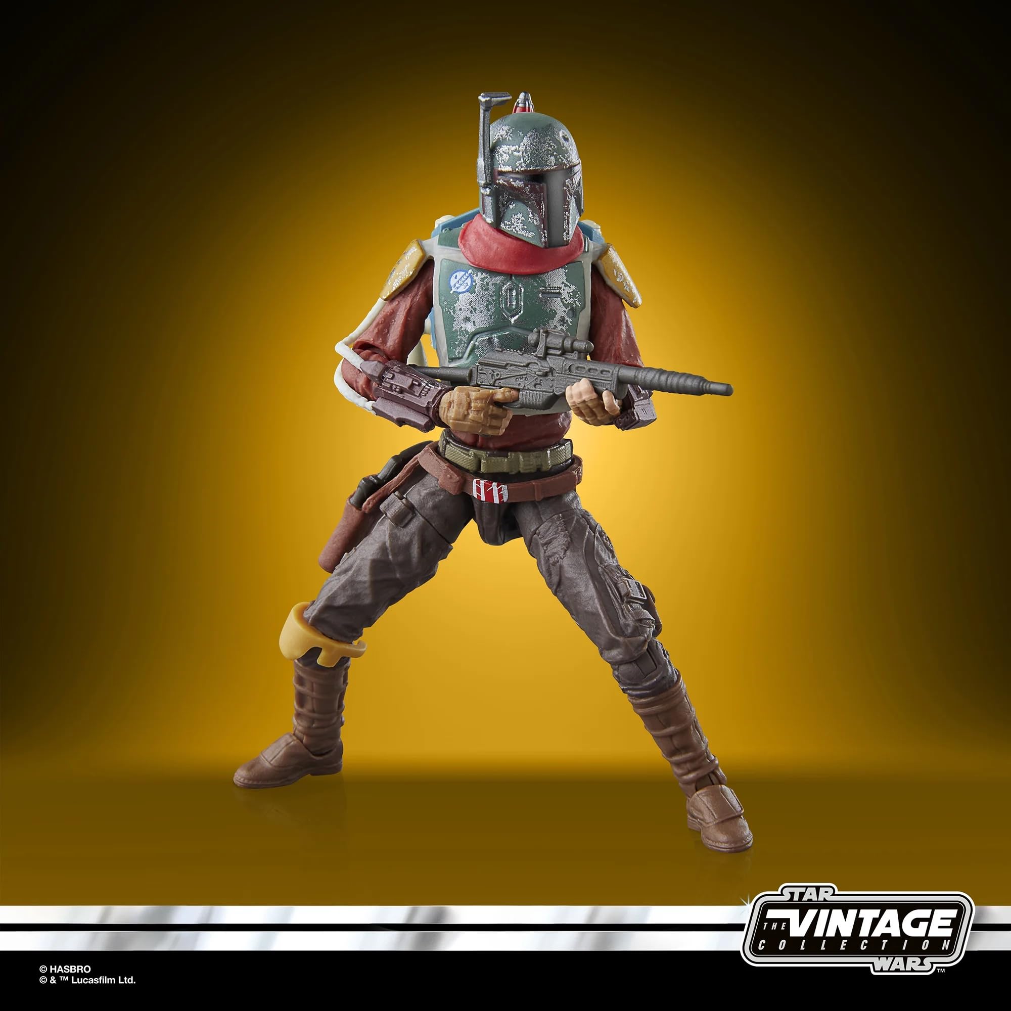 Cobb Vanth figure with helmet on, showcasing deluxe deco for fans