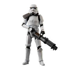 Star Wars Heavy Assault Stormtrooper in vintage packaging front for display-ready shelf collection.